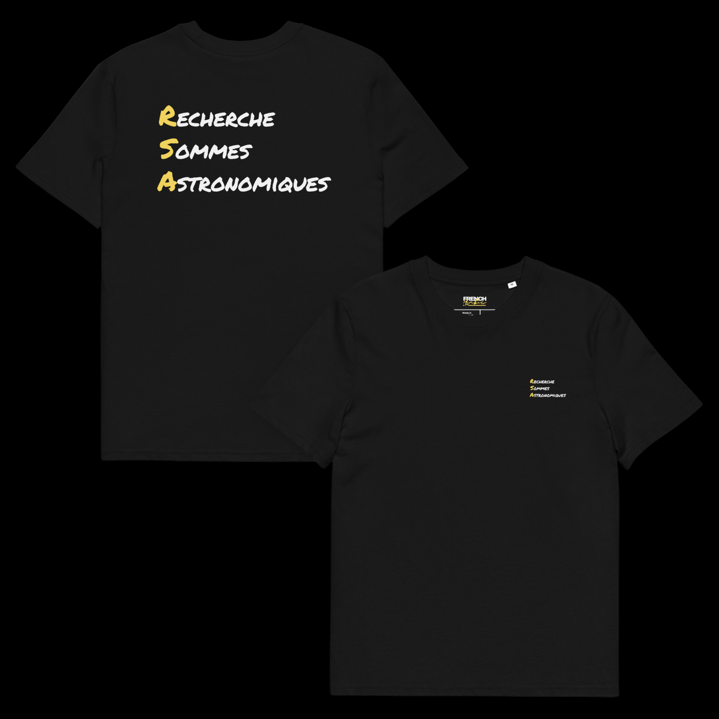 T-Shirt "RSA" (Recherche Sommes Astronomiques)